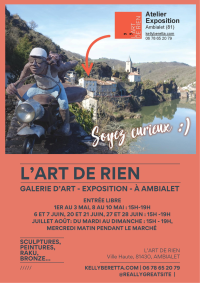 Visite de la galerie l’Art de Rien