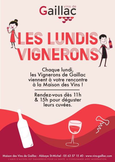 Les Lundis Vignerons – Maison des Vins de Gaillac