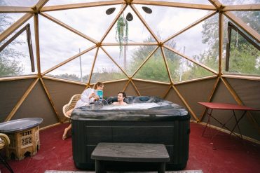 Le Dôme et son jacuzzi