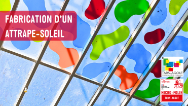Atelier créatif à la Micro-Folie Tarn-Agout : fabrication d’un attrape-soleil