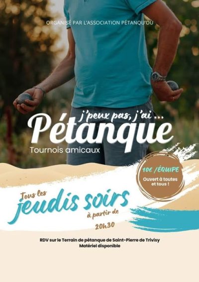 Tournoi amical de pétanque