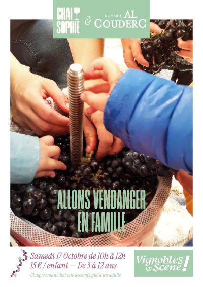Allons vendanger en famille au Domaine Al Couderc