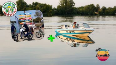 Double échappée rétro, Mobylette & Bateau Vintage