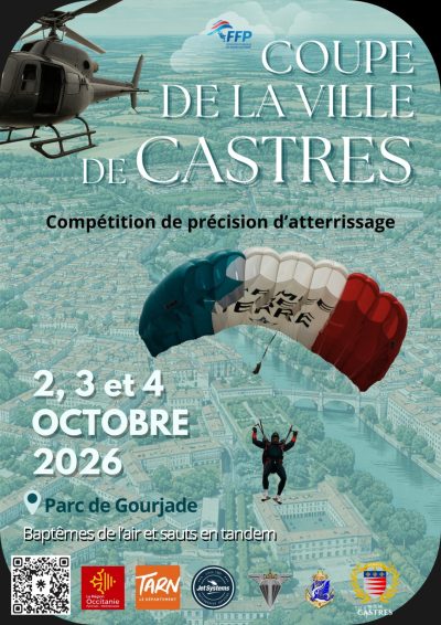 Coupe de la ville de Castres de précision d’atterrissage de parachutisme