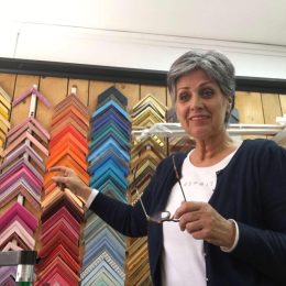 Das Atelier von Nicole Marinier – Kunstrahmung