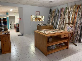 Das Atelier von Nicole Marinier – Kunstrahmung