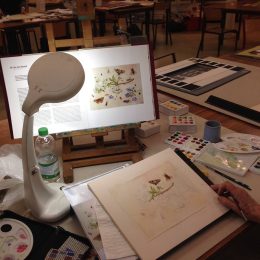 Das Atelier von Nicole Marinier – Kunstrahmung