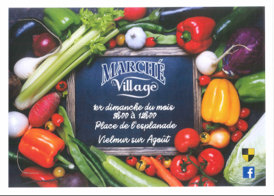 Marché mensuel de Vielmur-sur-Agout