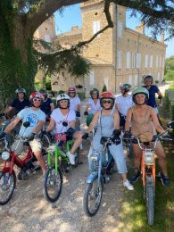 Balade en mobylette des années 70