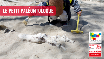 La pequeña conferencia de la Micro-Folie Tarn-Agout: «El pequeño paleontólogo»