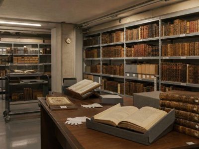 Visite de l’atelier et des magasins de conservation