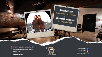 Rock en Stock en concert au T Wine