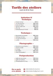 Photography Workshops