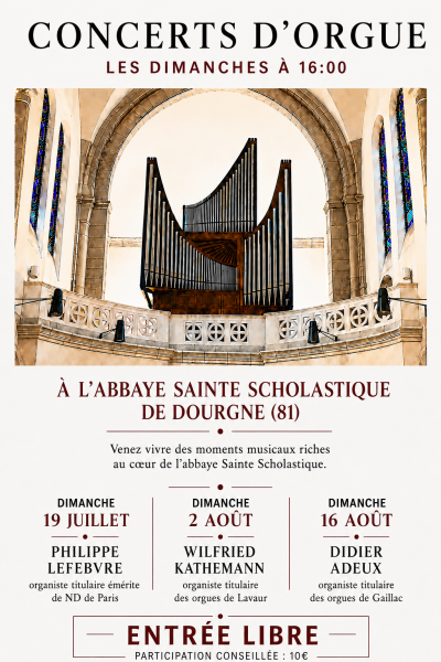Concerts d’orgue