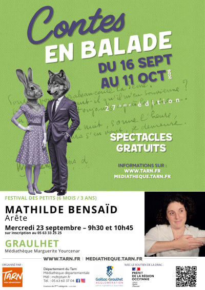 Contes en Balade – Le Festival des petits : Mathilde Bensaïd