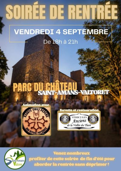 Soirée de rentrée