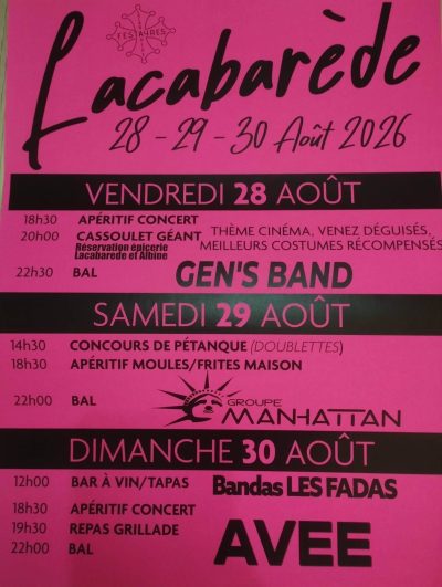 Lacabarède en fête