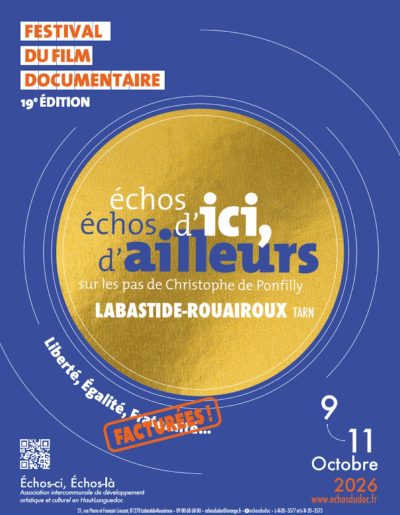Échos d’ici, échos d’ailleurs : festival du film documentaire / 19e édition