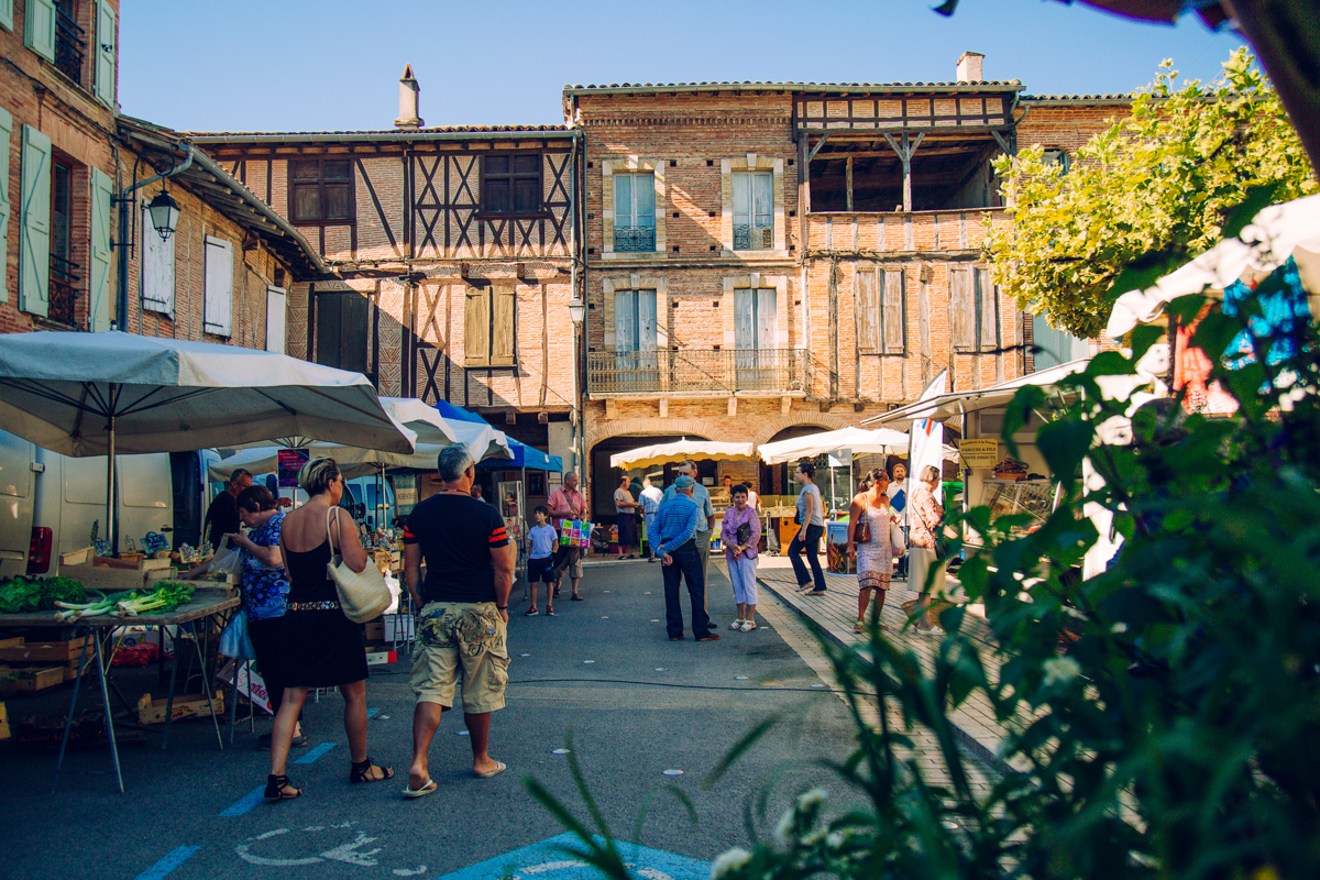 Marché de Lisle sur Tarn