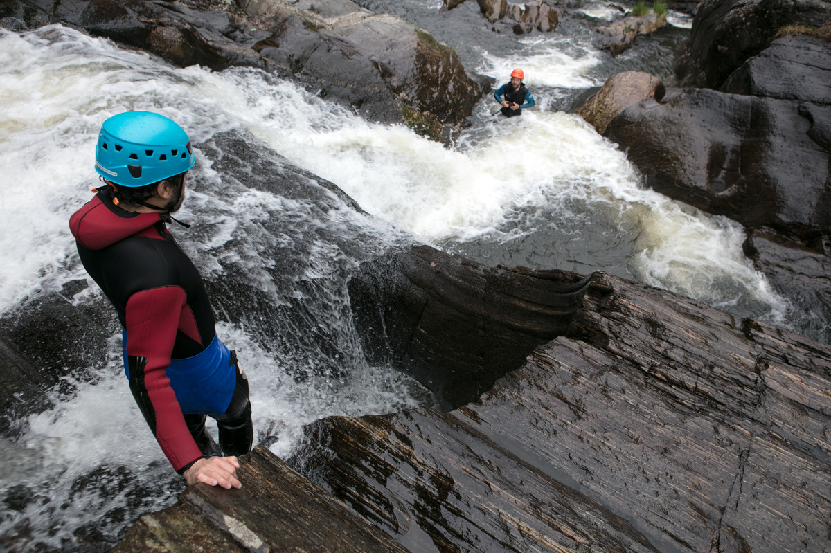 S&rsquo;élancer en canyoning dans les gorges du Banquet