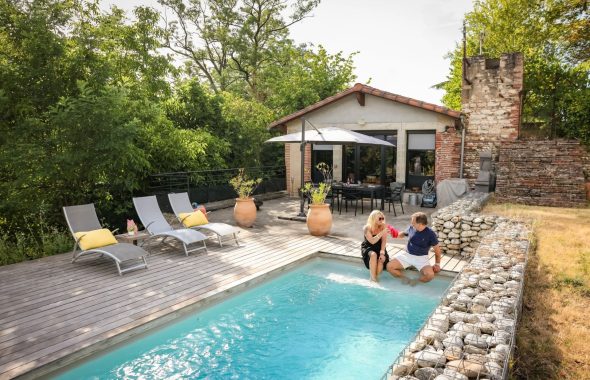Escapade à deux avec piscine privée et vue sur la cathédrale d&rsquo;Albi