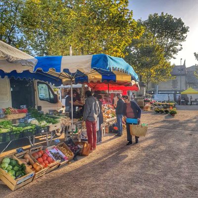 Marché hebdomadaire de Saint-Paul-Cap-de-Joux