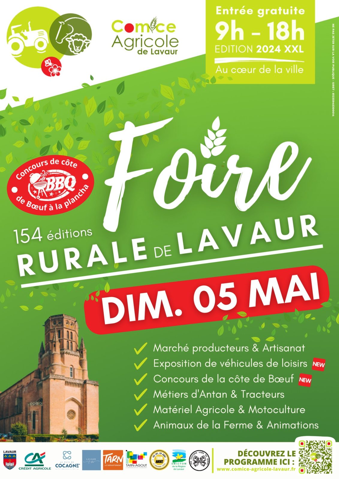 Foire rurale de Lavaur Le 5 mai 2024