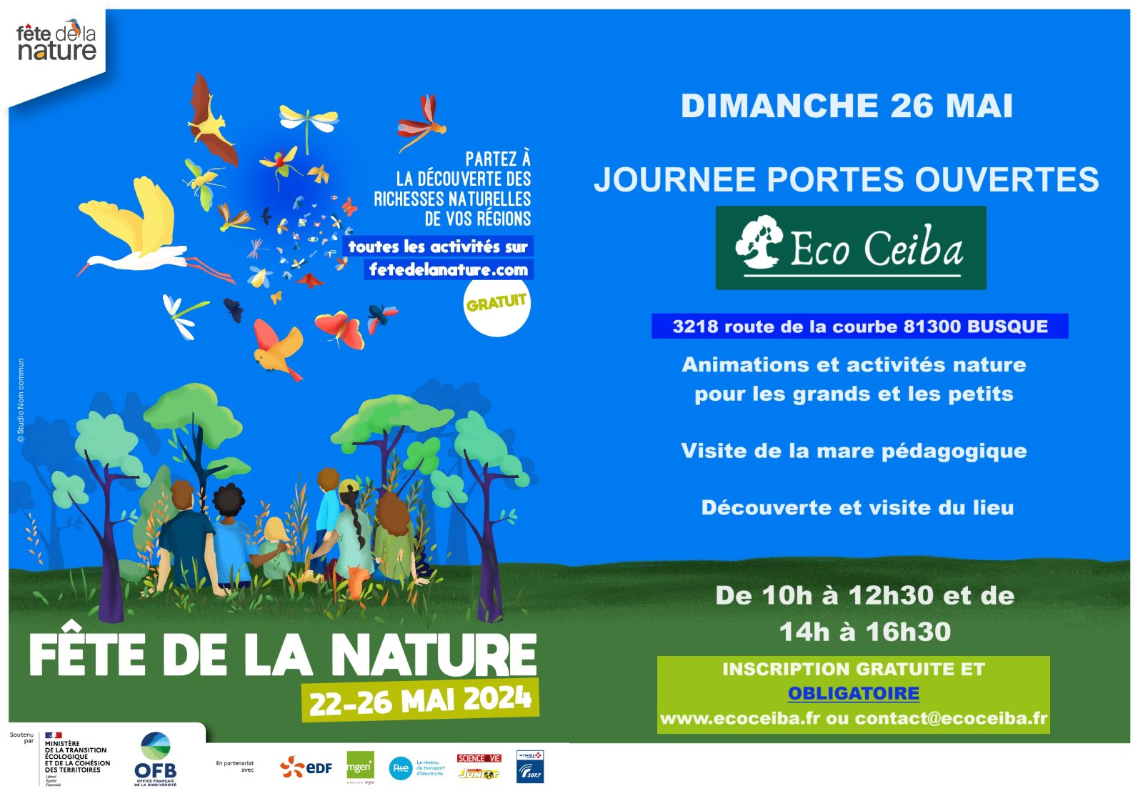 Fête de la Nature Eco Ceiba - Journée Portes Ouvertes Le 26 mai 2024