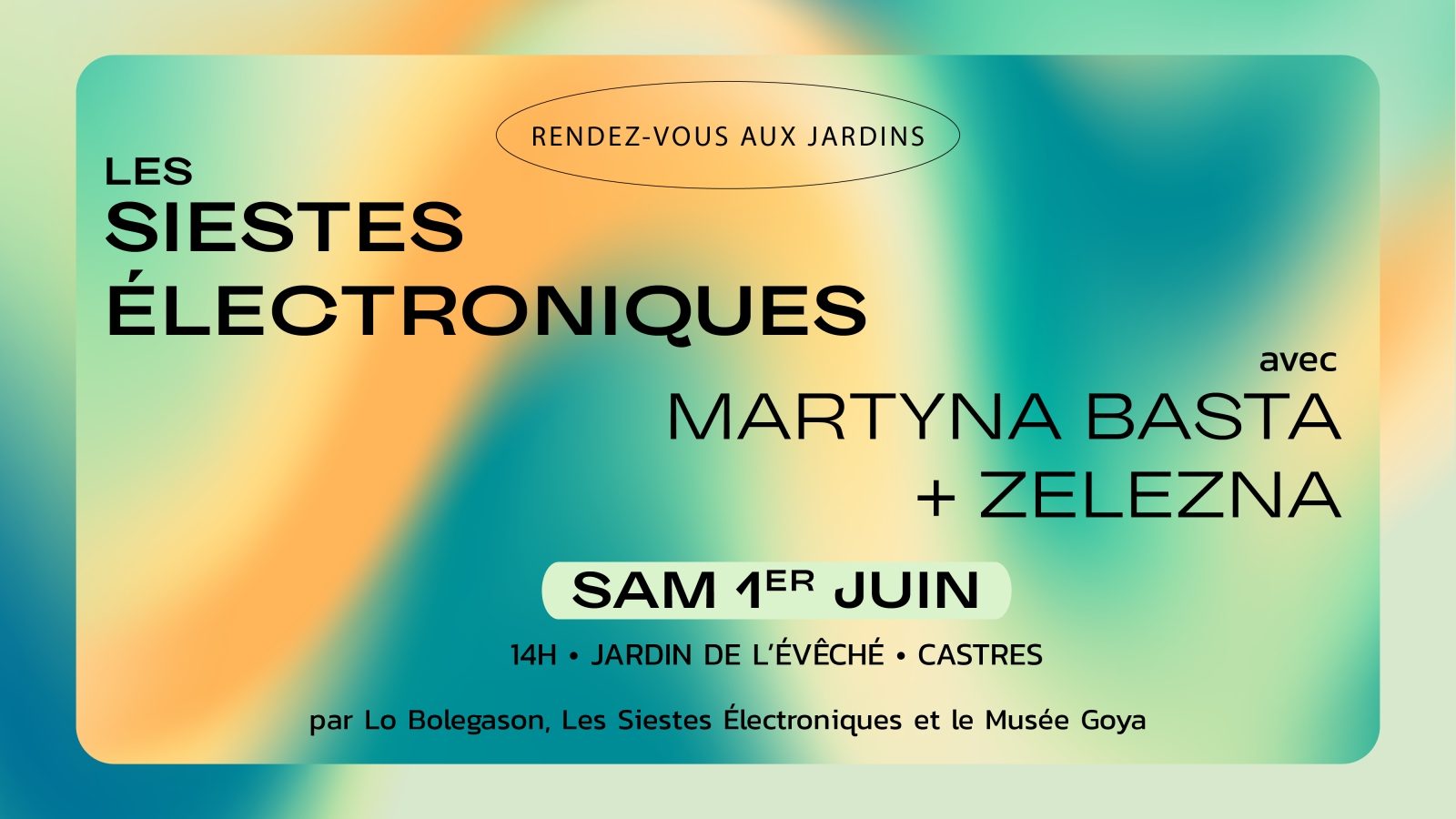 Les Siestes électroniques - Martyna Basta + Zelezna Le 1 juin 2024