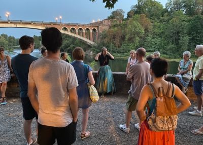 Visite guidée de Gaillac en soirée avec Marianne et sa besace