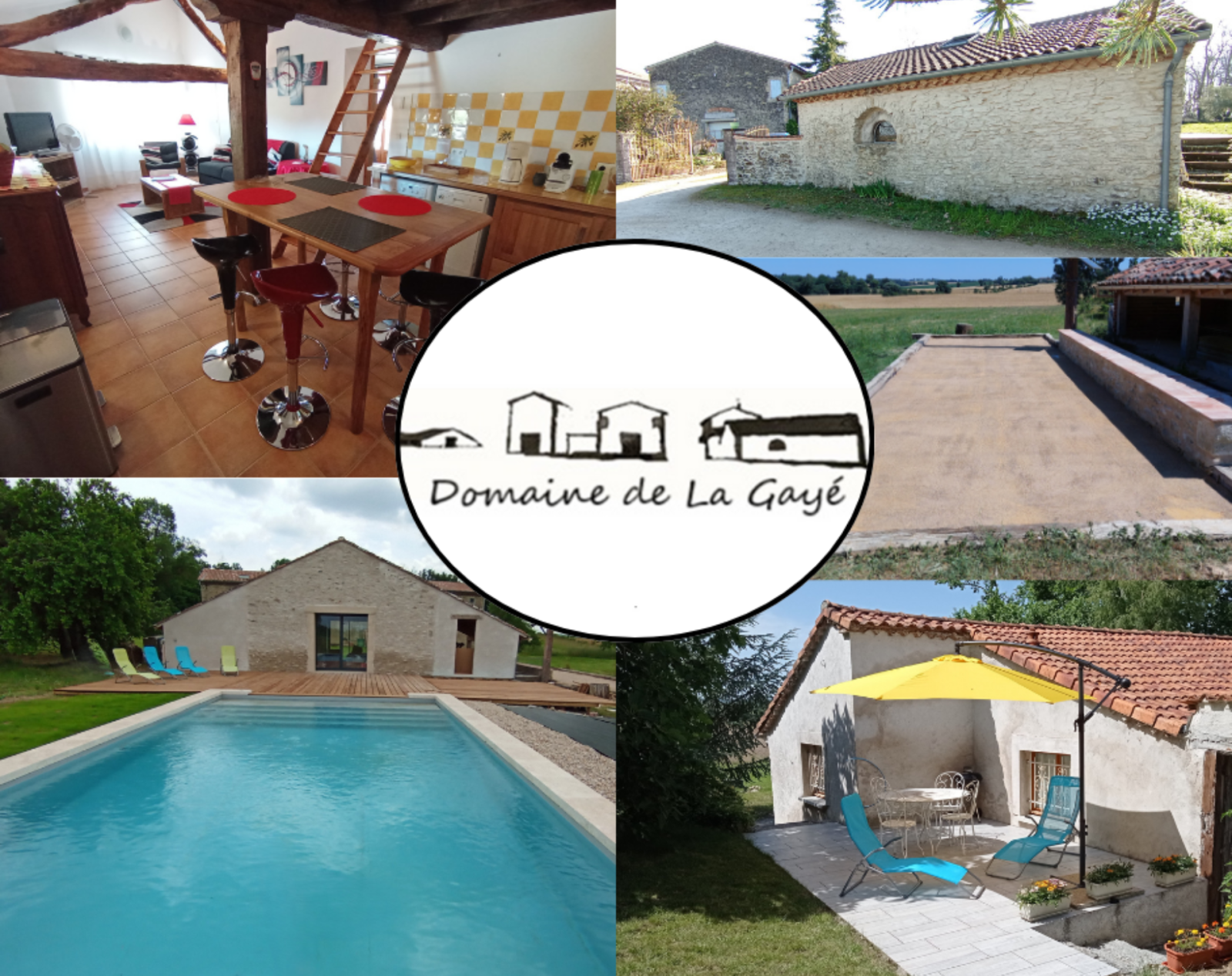 Gite « La Maison au bout de l&rsquo;allée » – Domaine de La Gayé