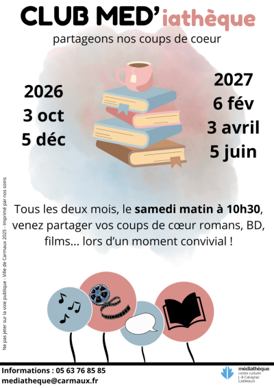 CLUB MED&rsquo;iathèque – partageons nos coups de coeur