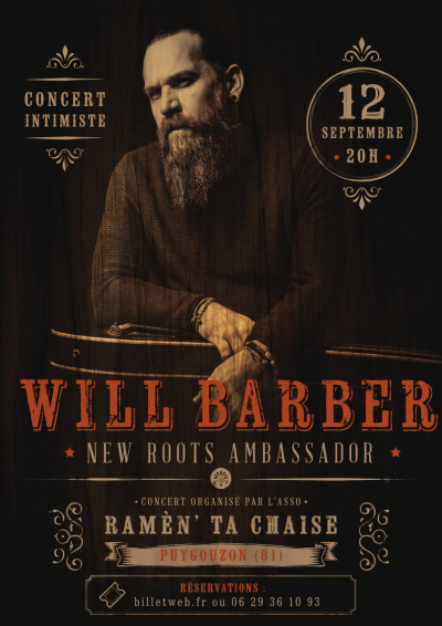 Will Barber en concert intimiste
