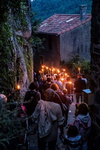 Visite contée Hautpoul aux flambeaux