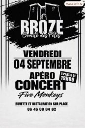 Apéro-concert du Comité des fêtes de Broze