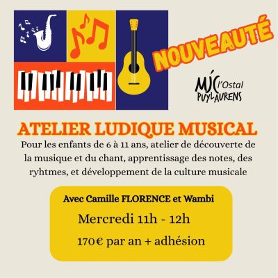 Atelier ludique musical