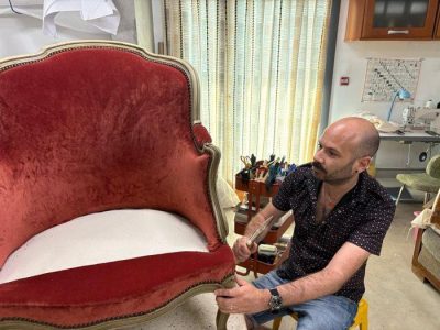 Atelier de tapisserie d&rsquo;ameublement