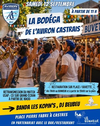 La Bodéga de l&rsquo;Aviron Castrais