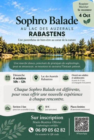 Sophro Balade au bord du lac
