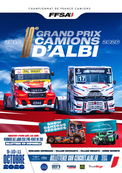 10ème édition de la Finale du Championnat de France Camions
