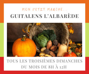 Marché mensuel de Guitalens-L&rsquo;Albarède