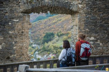 Les vestiges du château de Canac